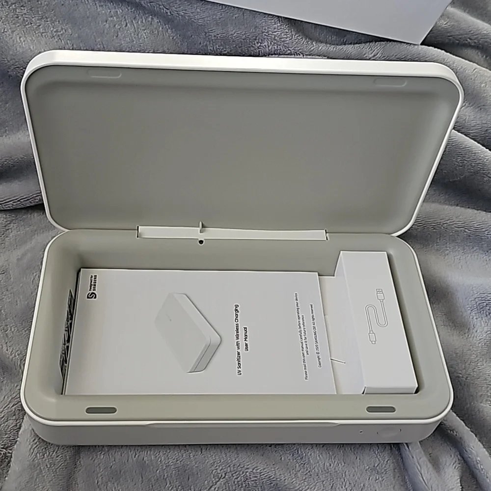 UV Sanitizer w/ Wireless Charging - Designed for Samsung - never used
